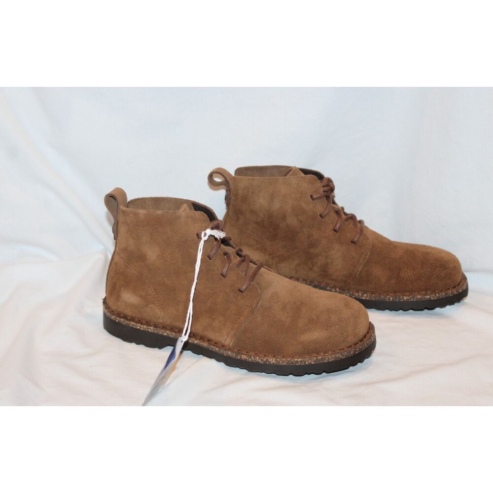 BIRKENSTOCK WOMEN'S UPPSALA DARK TEA SUEDE LACE UP BOOTS EU 40 REGULAR NEW